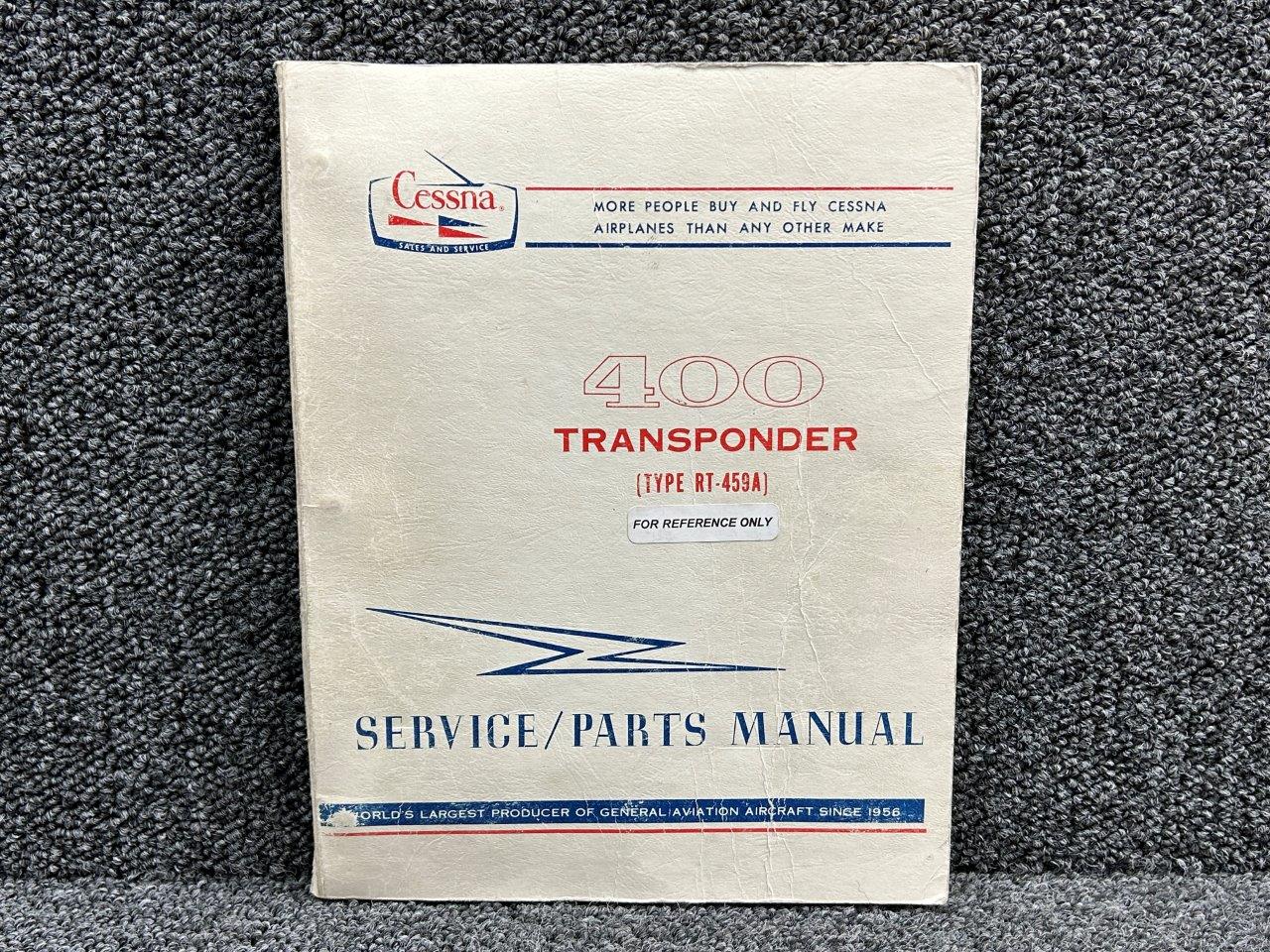 D4525-13 Cessna 400 RT-459A Transponder Service and Parts Manual