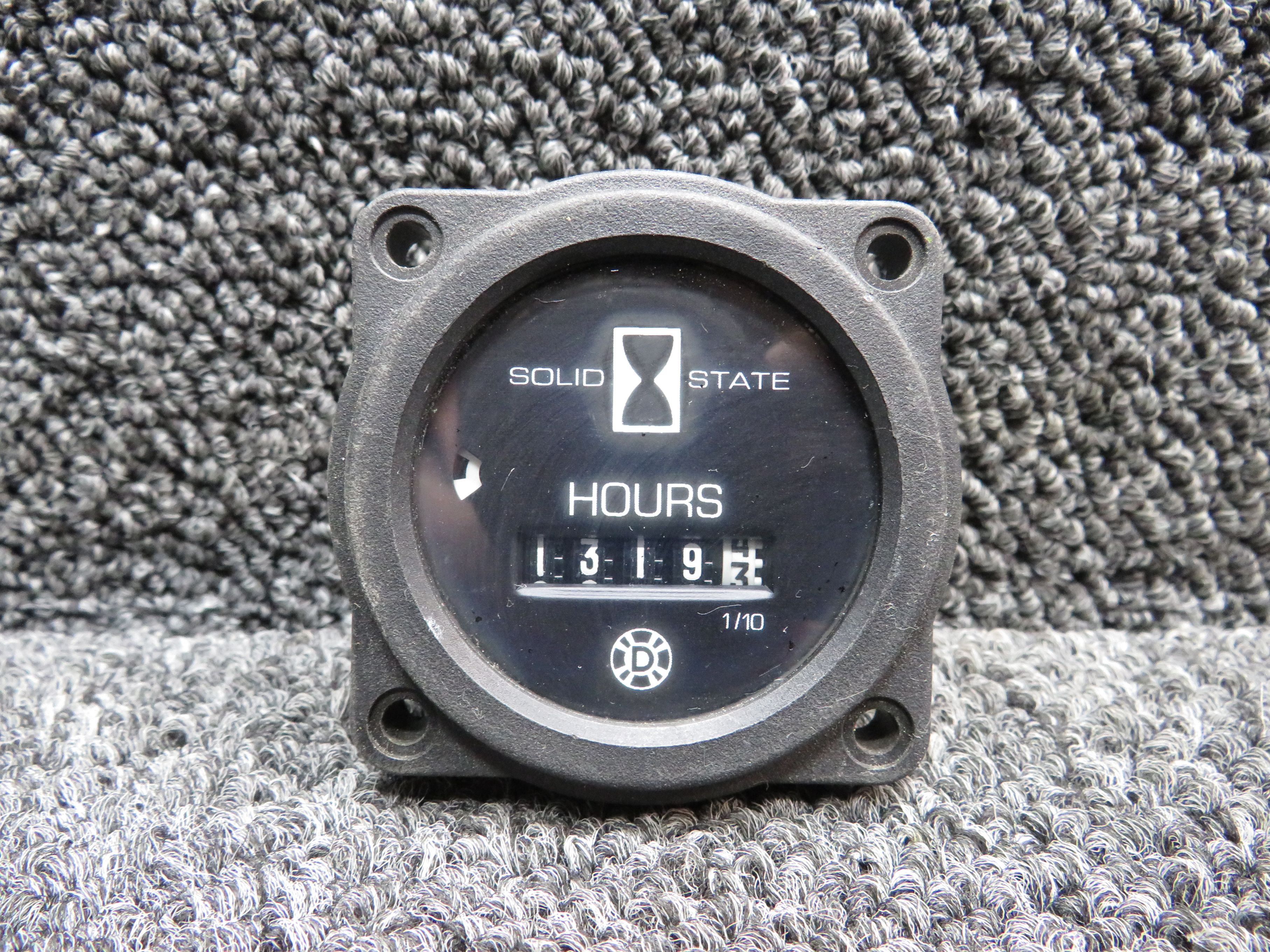 873 Solid State D 1319.3 Houred Aircraft Hours Meter Indicator