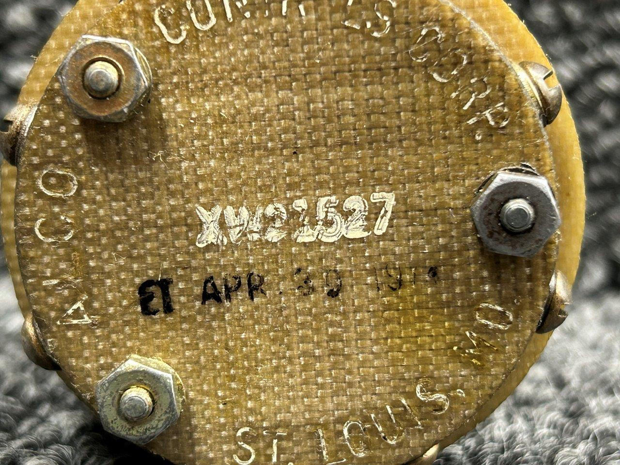 XW21527 Controls Corp Windshield Wiper Rheostat Switch (No Knob)