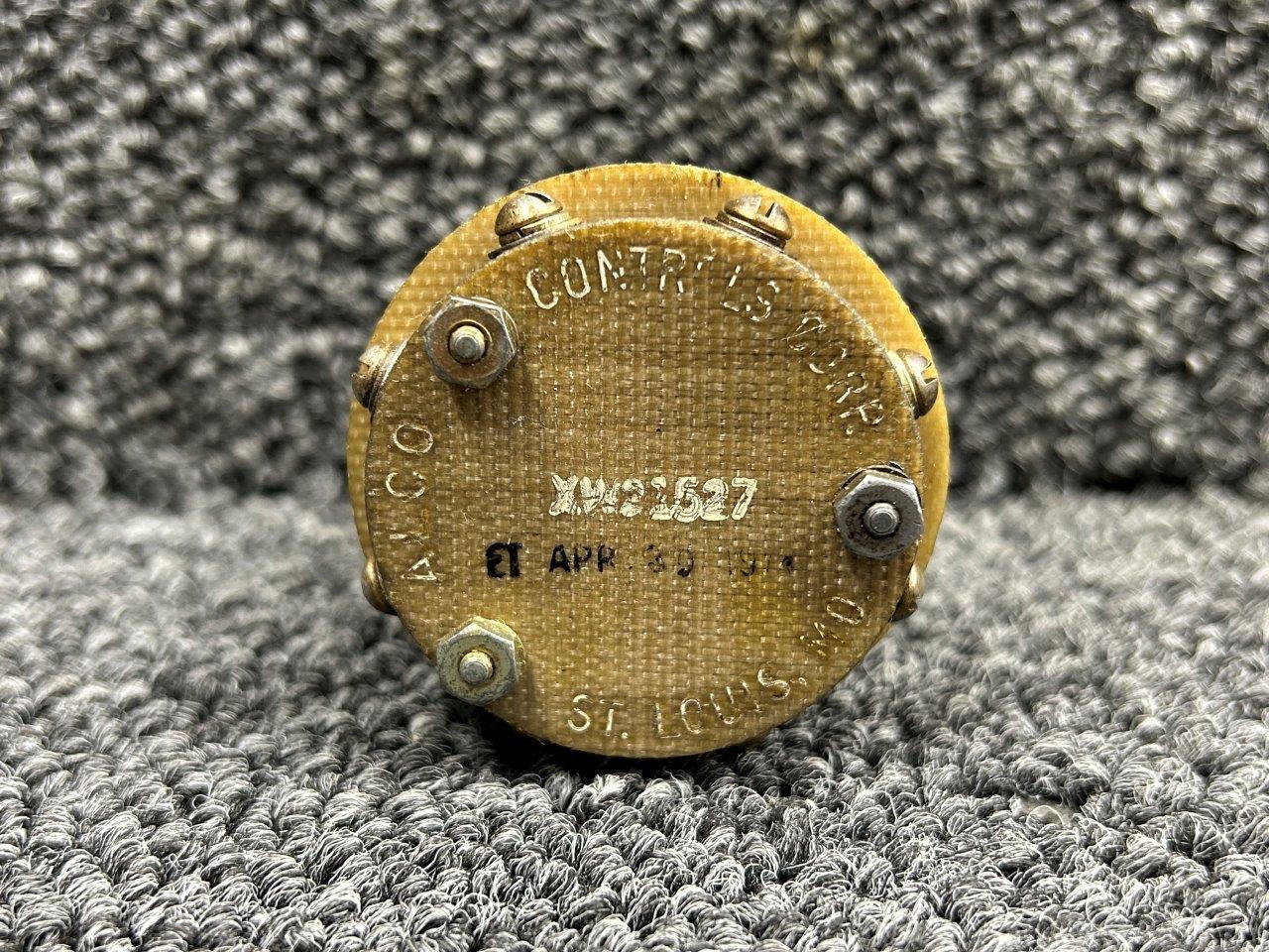 XW21527 Controls Corp Windshield Wiper Rheostat Switch (No Knob)