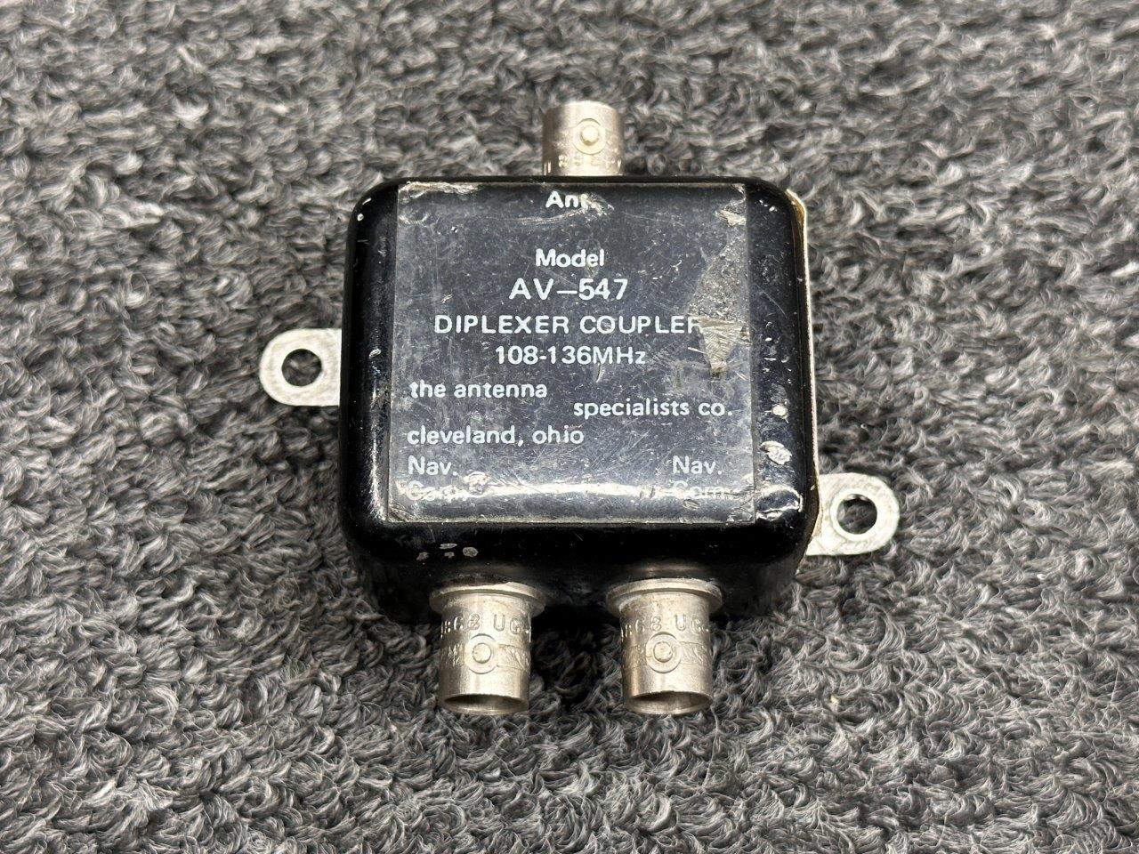 AV-547 The Antenna Specialists Co Diplexer Coupler Antenna