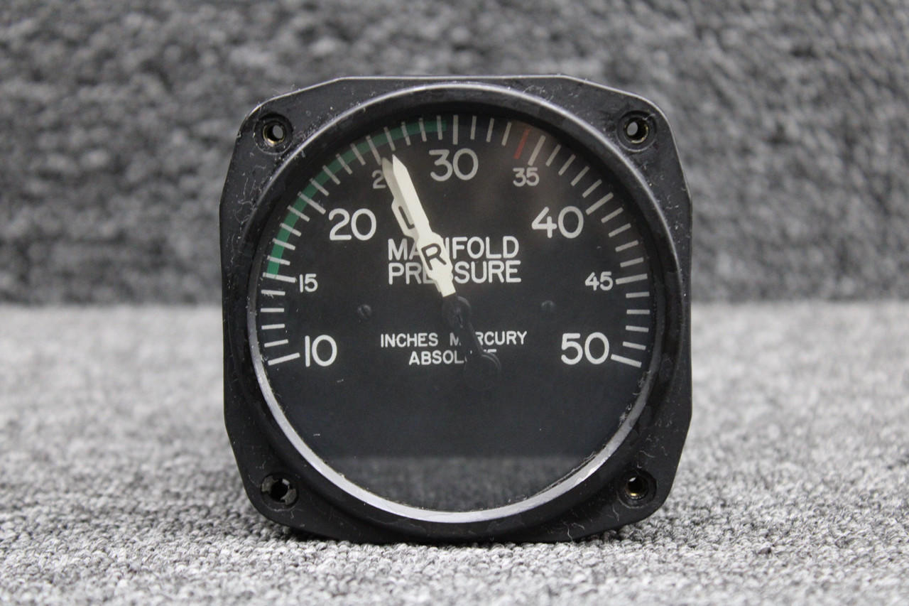 Pressure Instrument In Aircraft 27-2000-3 Aircraft Instruments Dual Manifold Pressure Indicator For Sale