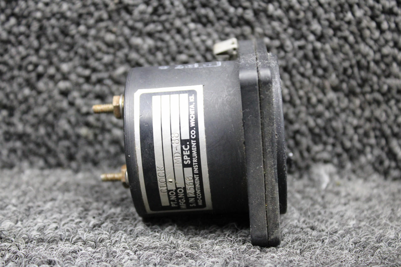 MD-88 Mid-Continent Clock Indicator, Voltage: 12-32