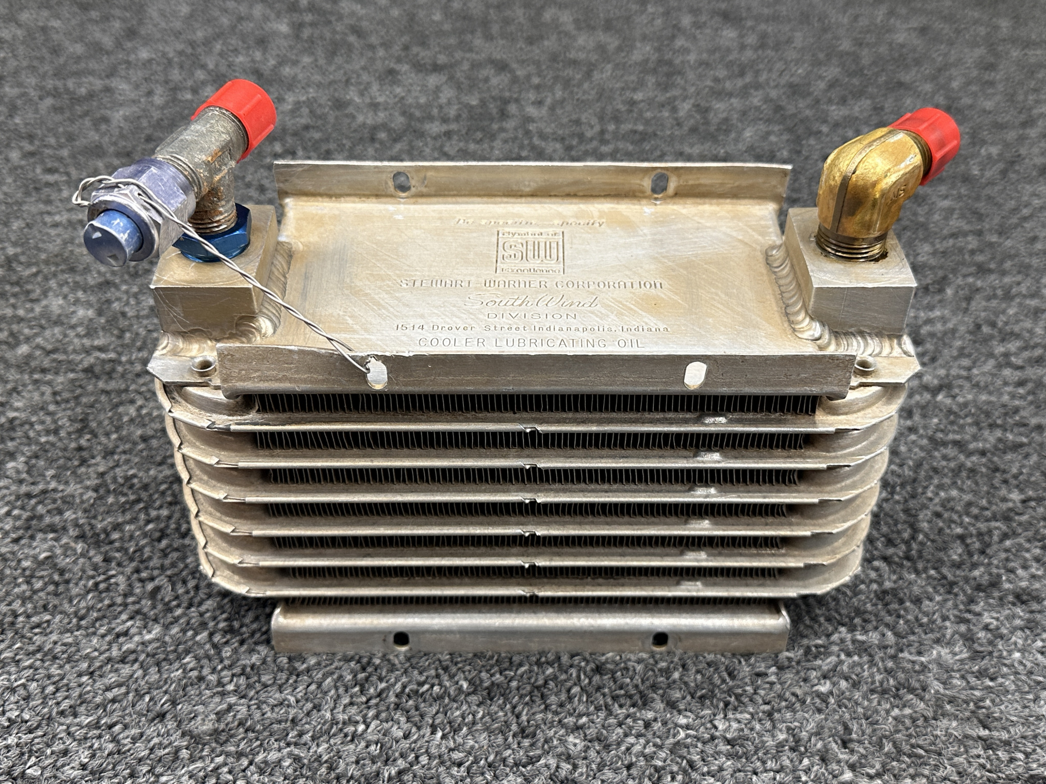 8406E Lycoming O-320-E2D Stewart Warner Oil Cooler Assembly 