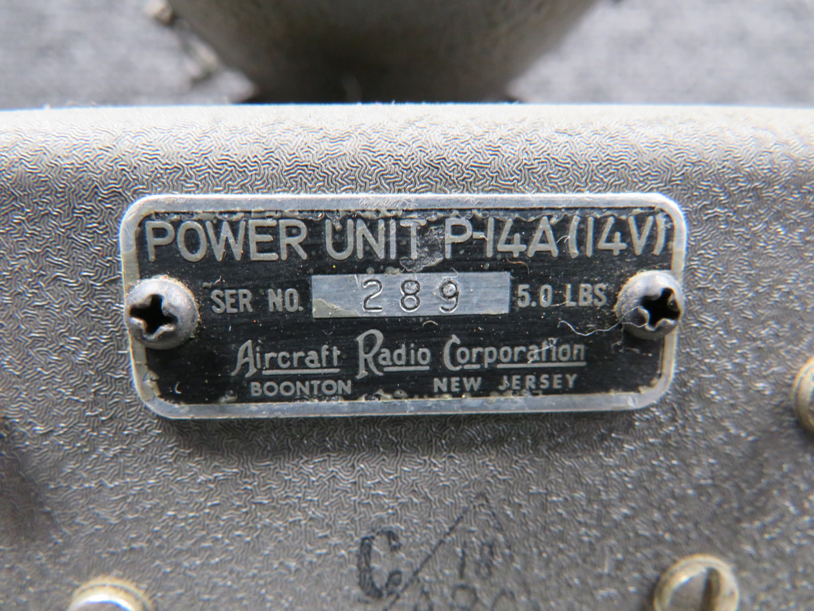 piさま　1.5.10 DMDZX310TR Continental 18334 Aircraft Dynamotor with Power