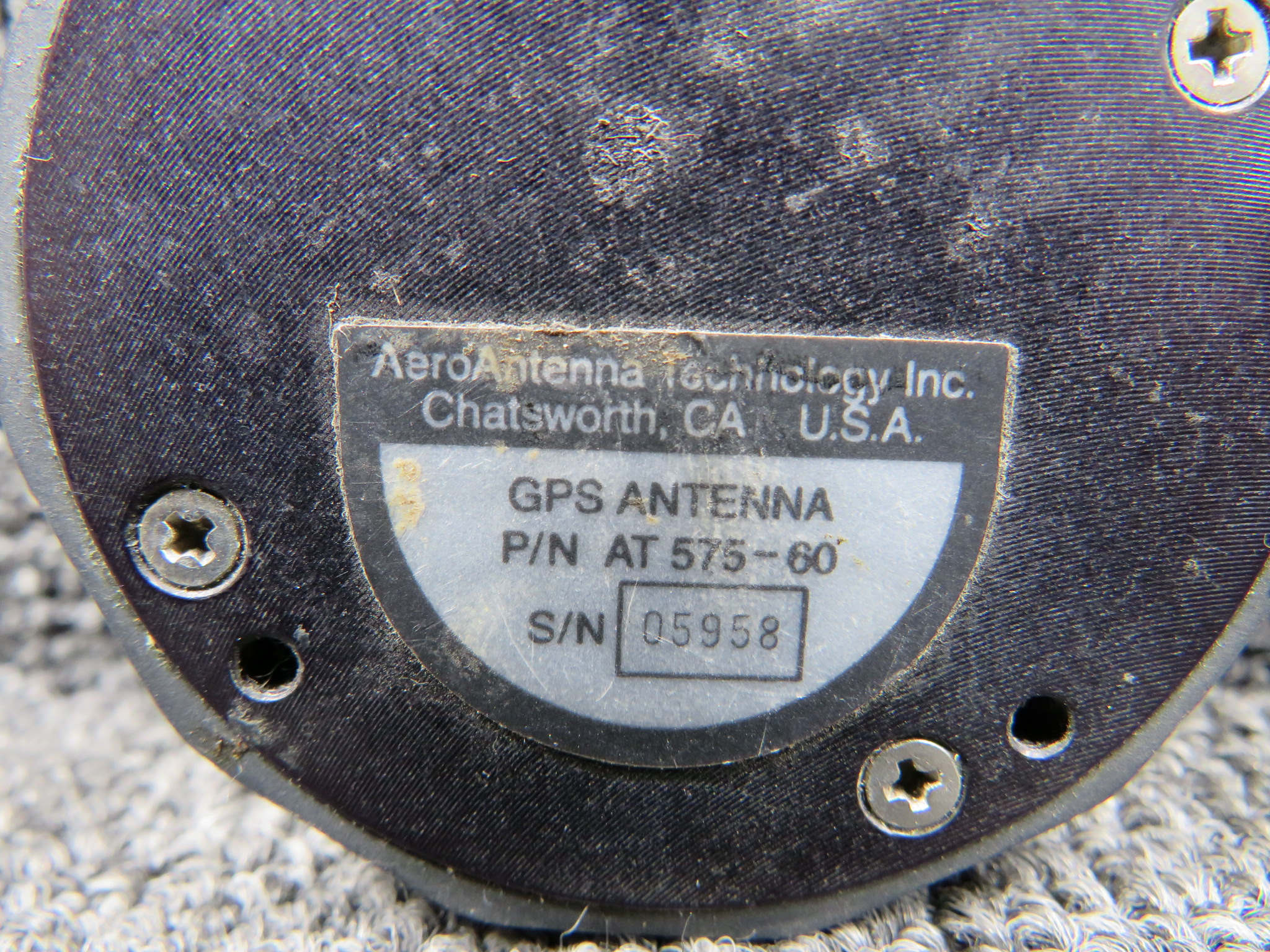 AT57560 Aeroantenna Technology GPS Antenna Unit