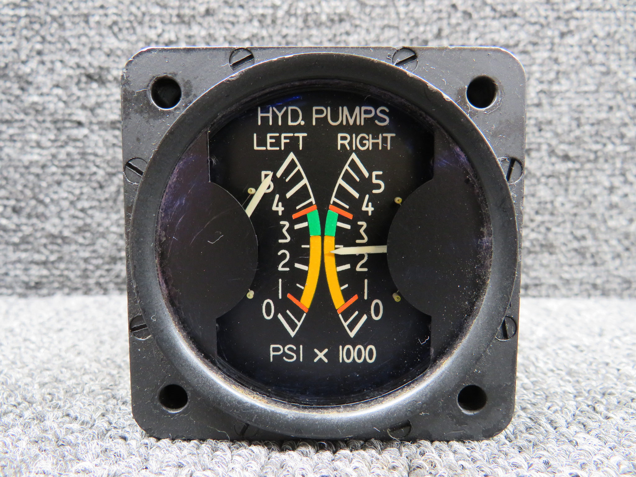 64836-204-1 Jaeger Hydraulic Pump Pressure Dual Gauge Indicator