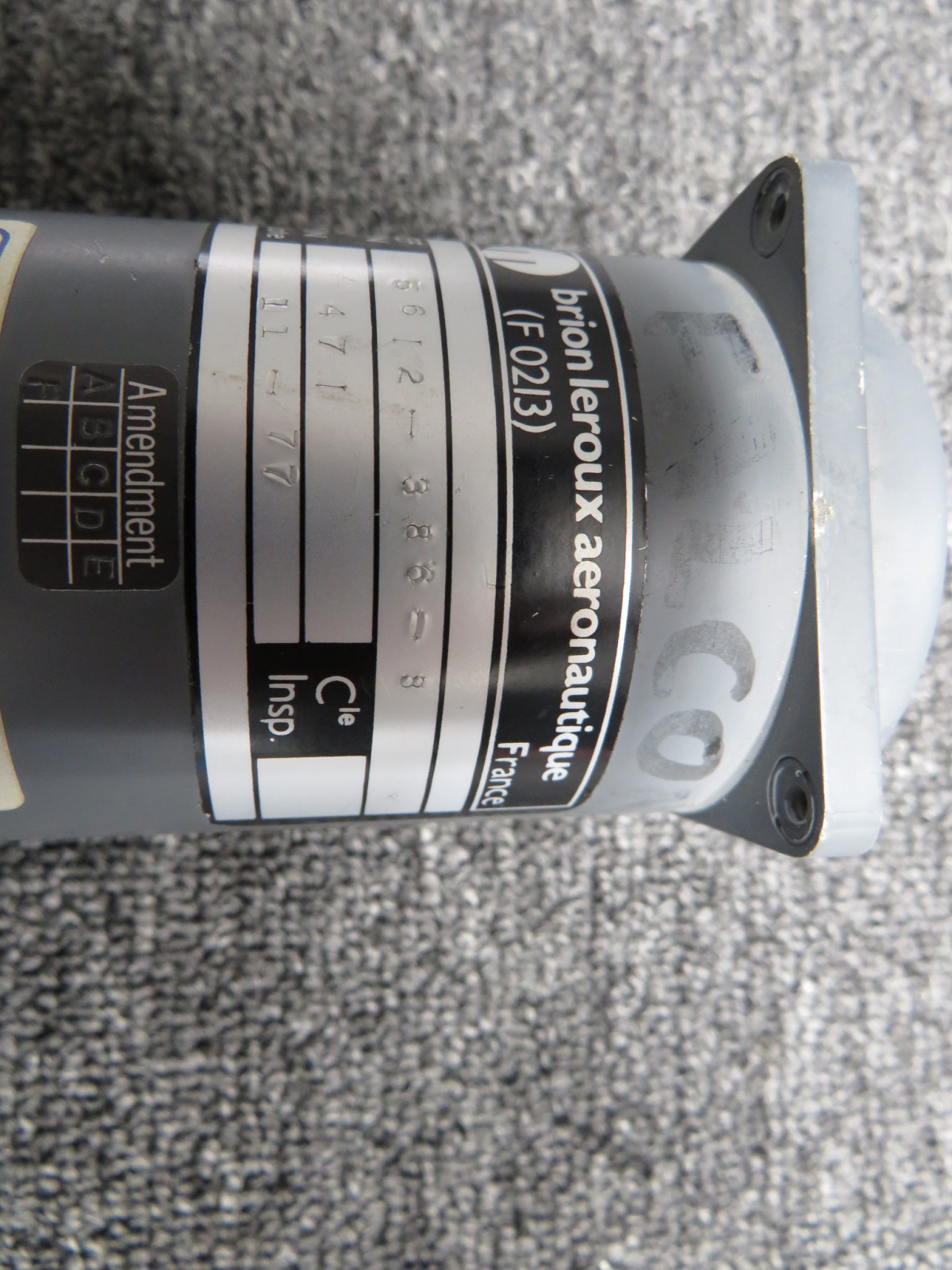 56I2-386-8 Brion Leroux Oil Dual Temperature and Pressure