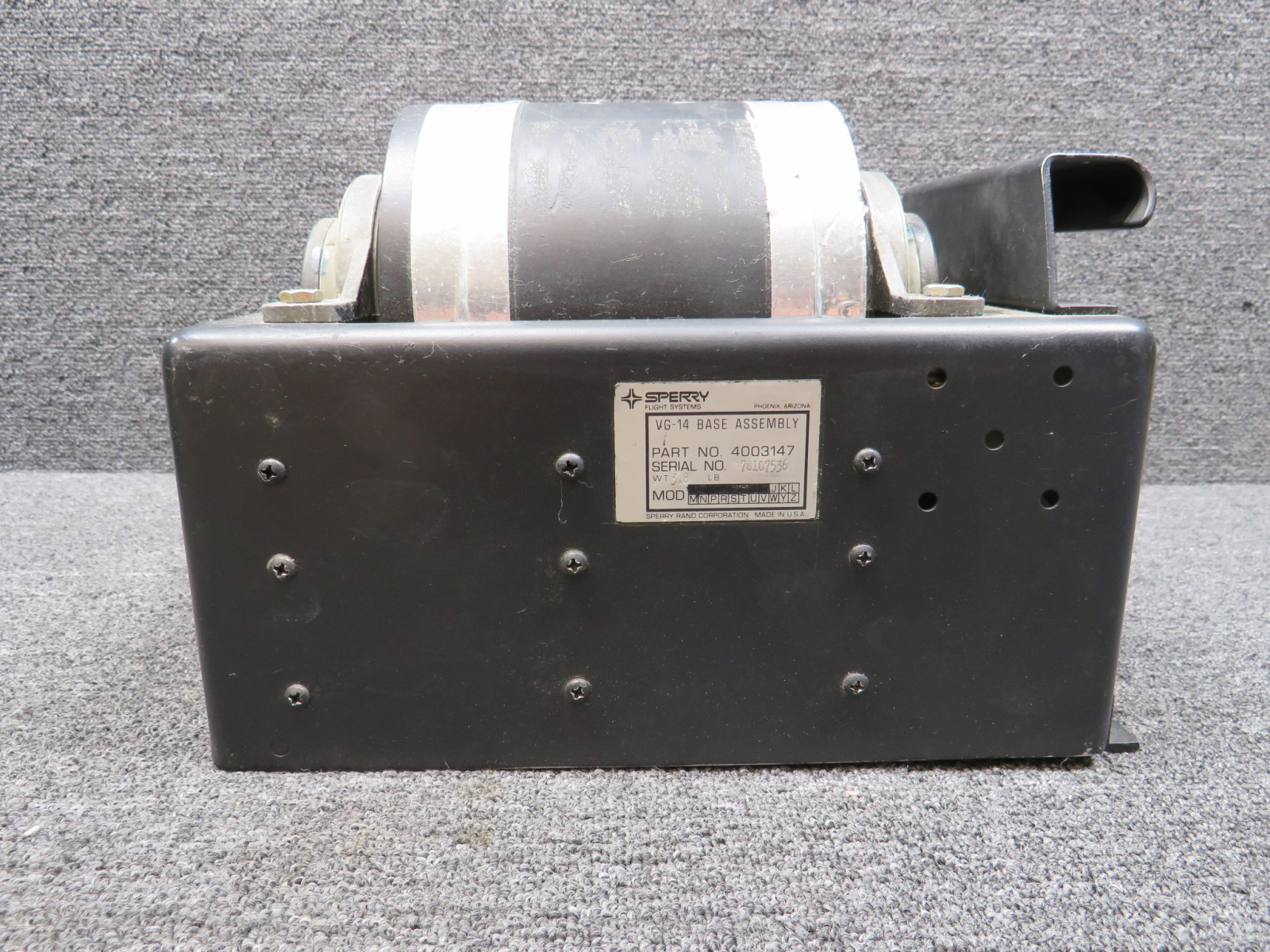 4001808-901 Sperry VG-14 Vertical Gyro with Attitude