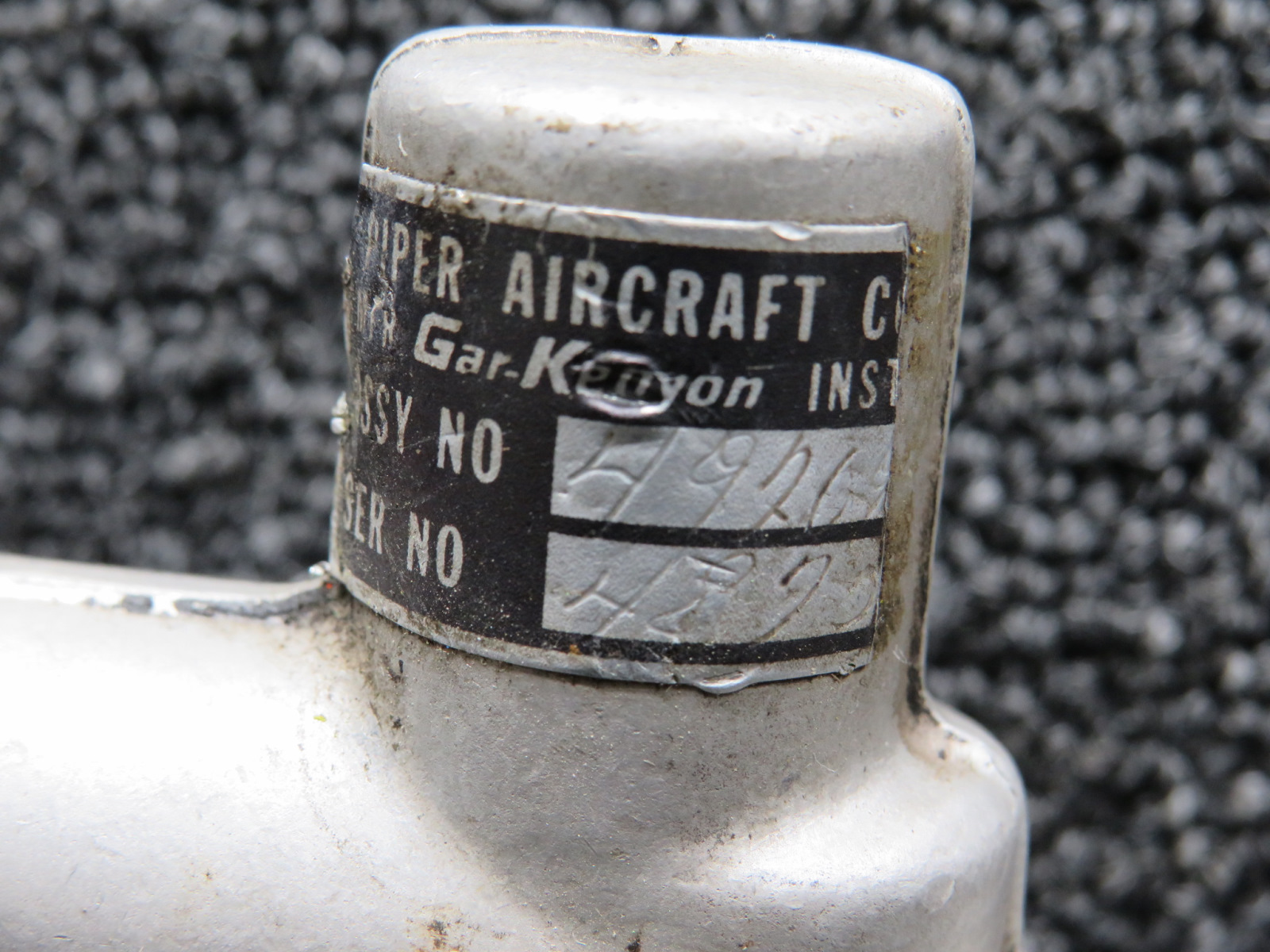 49269 Gar-Kenyon Aircraft Valve Assembly