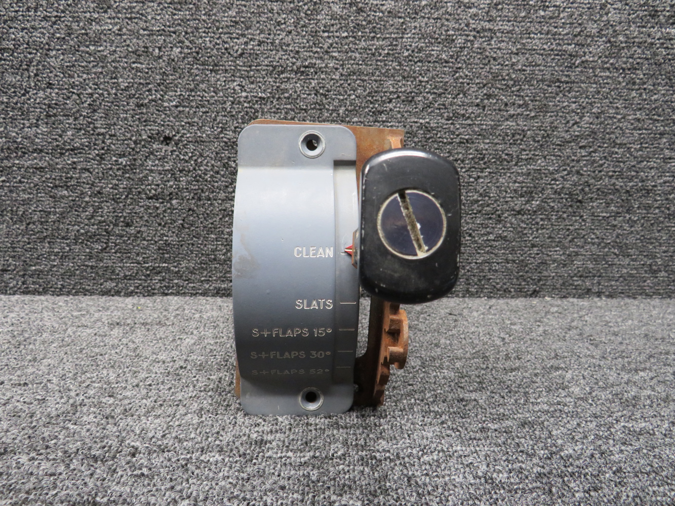 7006-1 Aviac Nanterre Aircraft Control Box Flap Lever Assembly