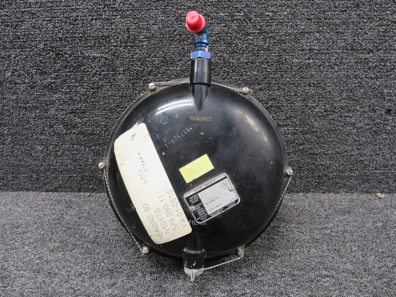 103238-7 Airesearch Series 1 Safety Valve Assembly For Sale