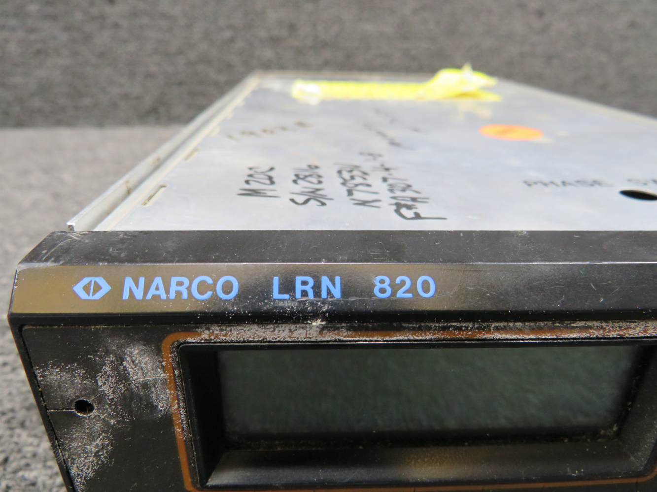 Narco LRN-820 Loran-C Navigation System Unit (Torn Button Covers