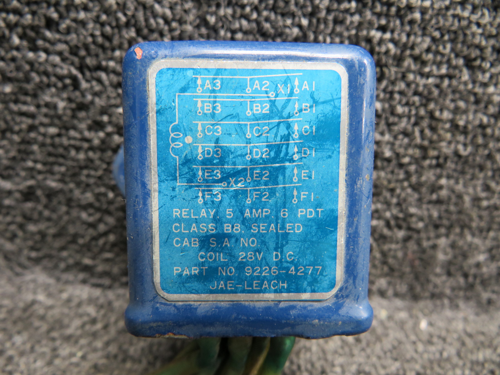 9226-4277 JAE Leach Relay 28 Volt