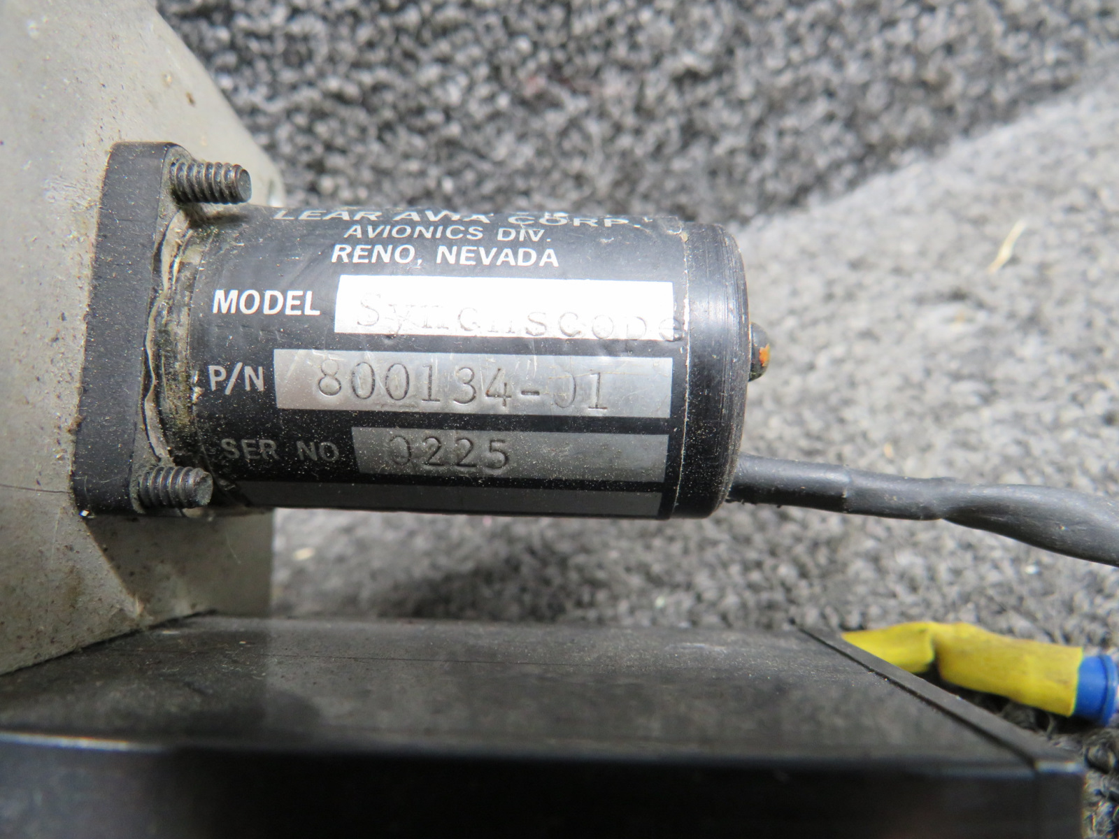 800134-01 Lear Aviation Synchscope Assembly For Sale