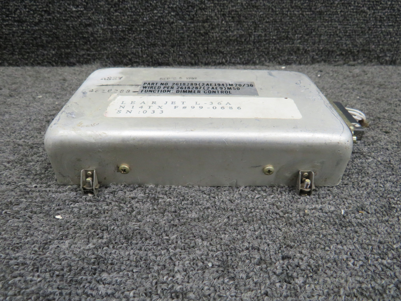2618289 Learjet 36A Dimmer Control Box Assembly For Sale