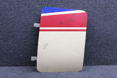 しゅうしゅう 0711101-1 Cessna 182 Baggage Door with Hinges Push Button Style