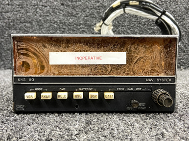 066-4008-00 King KNS-80 VOR, LOC, DME, RNAV, GS Radio w Tray (14-28 ...