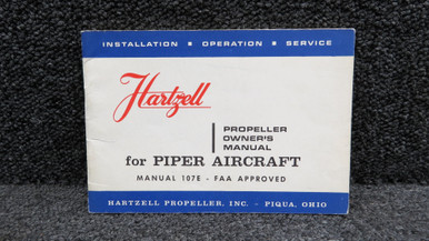 107E Hartzell Propeller Owner's Manual for 1966 Piper Aircraft