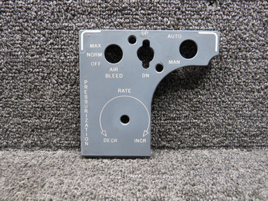 nrmiページ 2418104-1 LearJet 24E Pressurization Panel Placard For Sale