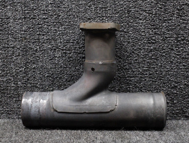 654324 Continental TSIO-550-C RH Exhaust Riser Tee with Probe Hole