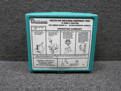 タク 802300-14 Avox Chemical Oxygen Generator Protective Breathing