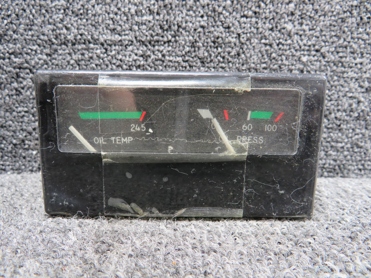 C669512-0102 Cessna Oil Temp and Oil Pressure Indicator Cluster | eBay