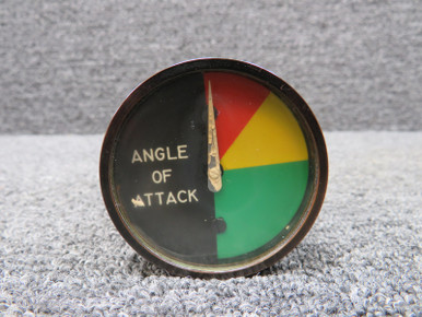 6600082-2 Clouded Face Angel Of Attack Indicator Has Worn Needle