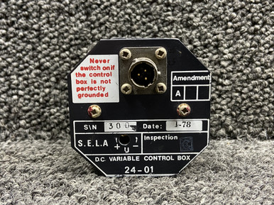 24-01 Falcon 10 Modified Variable Control Box Assembly For Sale