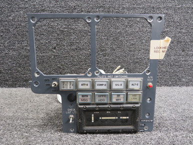 Lockheed Data Plate Lockheed 1329 Switch Panel with 458-0405-00 Trim Indicator (No Data Plate)