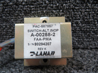 naopページ A-258-2 Lamar Avionics ALT INOP Switch Assembly