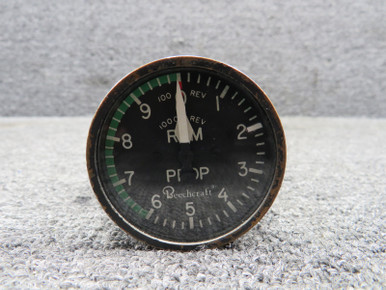 Beechcraft RPM Propeller Tachometer Indicator (Dented Body) For Sale