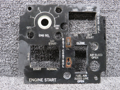 JQ-121-12-C Lockheed Jetstar Engine Start Subpanel Unit