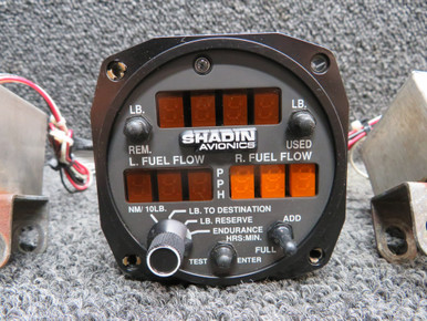 910534P Shadin Fuel Flow Indicator with Fuel Flow Transducers (14