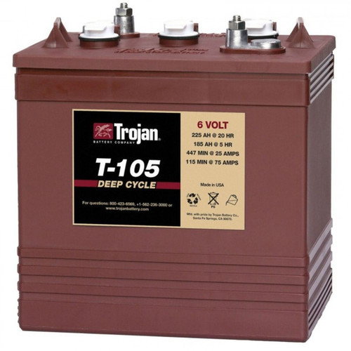 Trojan T105 Deep Cycle Pallet Jack and Stacker Battery Replacement for P4 Powerpack Requires 4.
