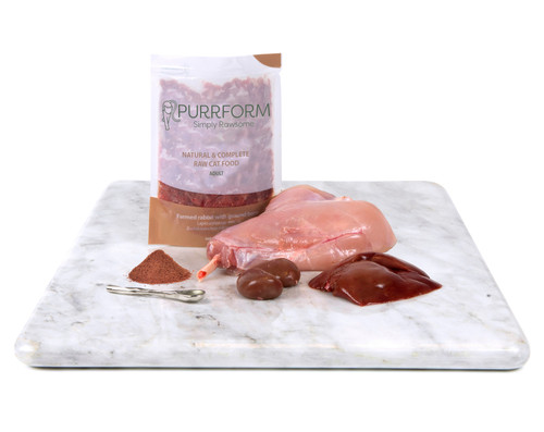 farmed rabbit and ground bone with meat 70g