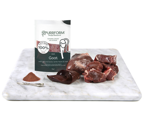 Goat & Ground Bone with Lamb Heart & Liver with meat 70g Goat & Ground Bone with Lamb Heart & Liver with meat 70g