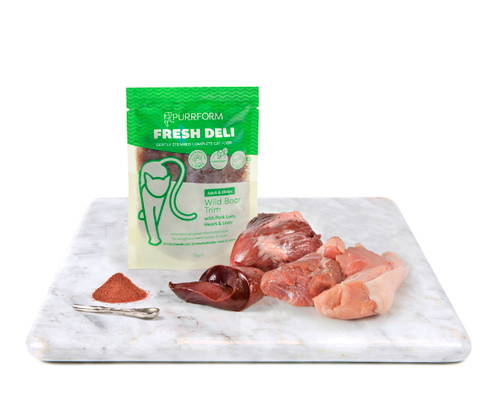 Wild Boar and Pork Loin with Heart and Liver, 7x70g