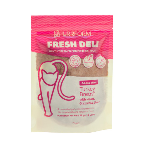 Turkey Breast with Heart, Gizzard and Liver,  7x70g