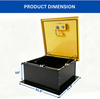 HOLZOFFER  ROOF HATCH 24" x 24"  Steel Roof Hatch, Opening Roof Access Door, Assembly Required 