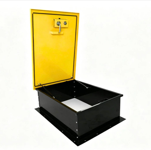 HOLZOFFER ROOF HATCH 24" x 36" Steel Roof Hatch, Opening Roof Access Door, Assembly Required 