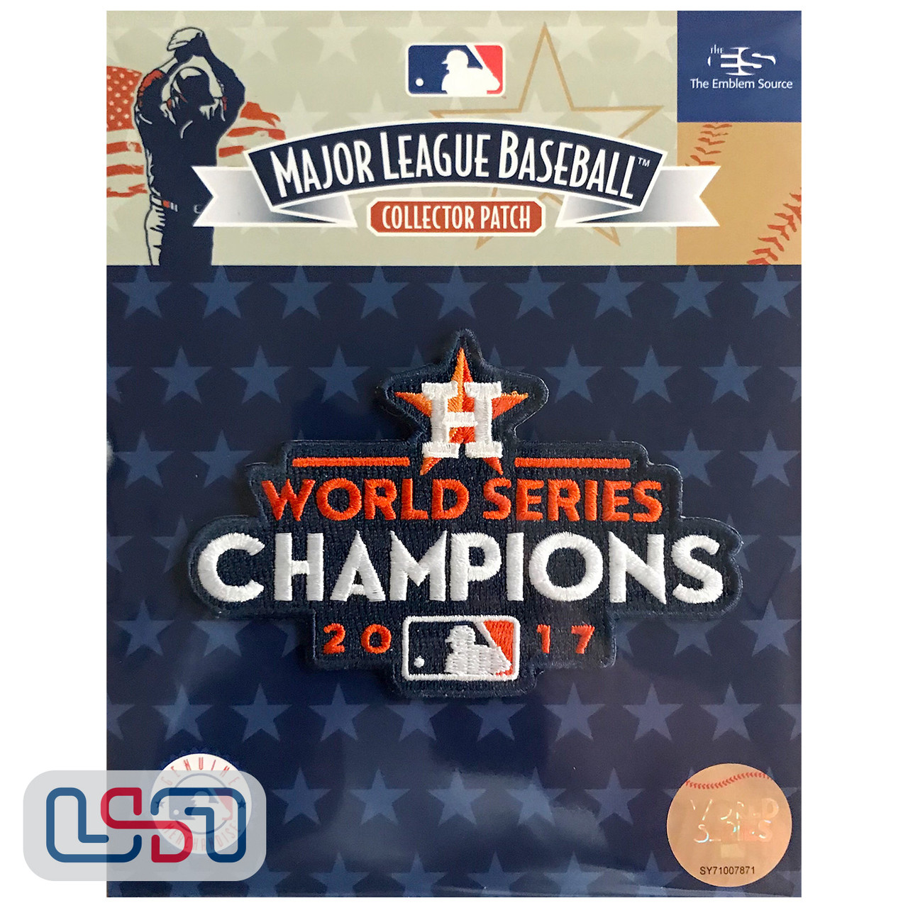 2017 World Series Champions MLB Logo Jersey Sleeve Patch Licensed Astros