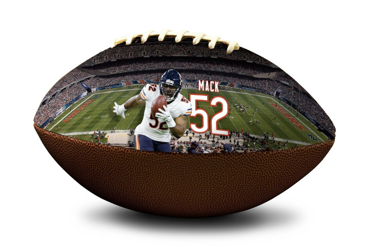 Khalil Mack #52 Chicago Bears NFL Full Size Official Licensed Football