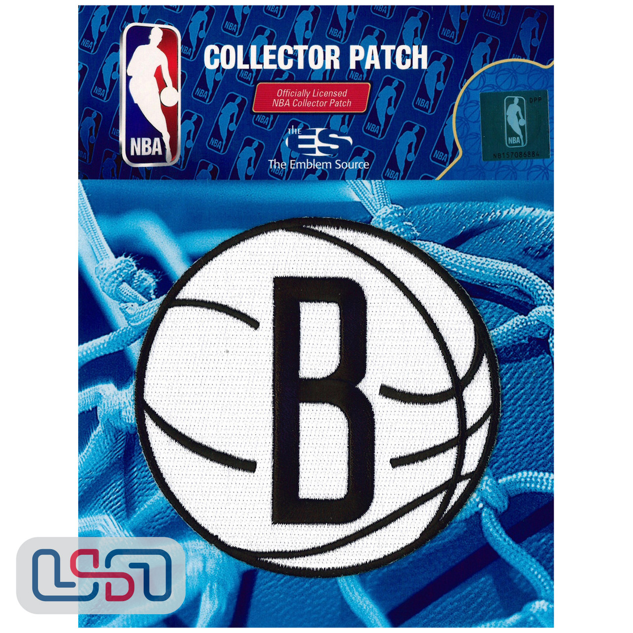 Brooklyn Nets Patch, 🏀Basketball Team Emblem, Embroidered Sports Logo,  3.2x4.4"