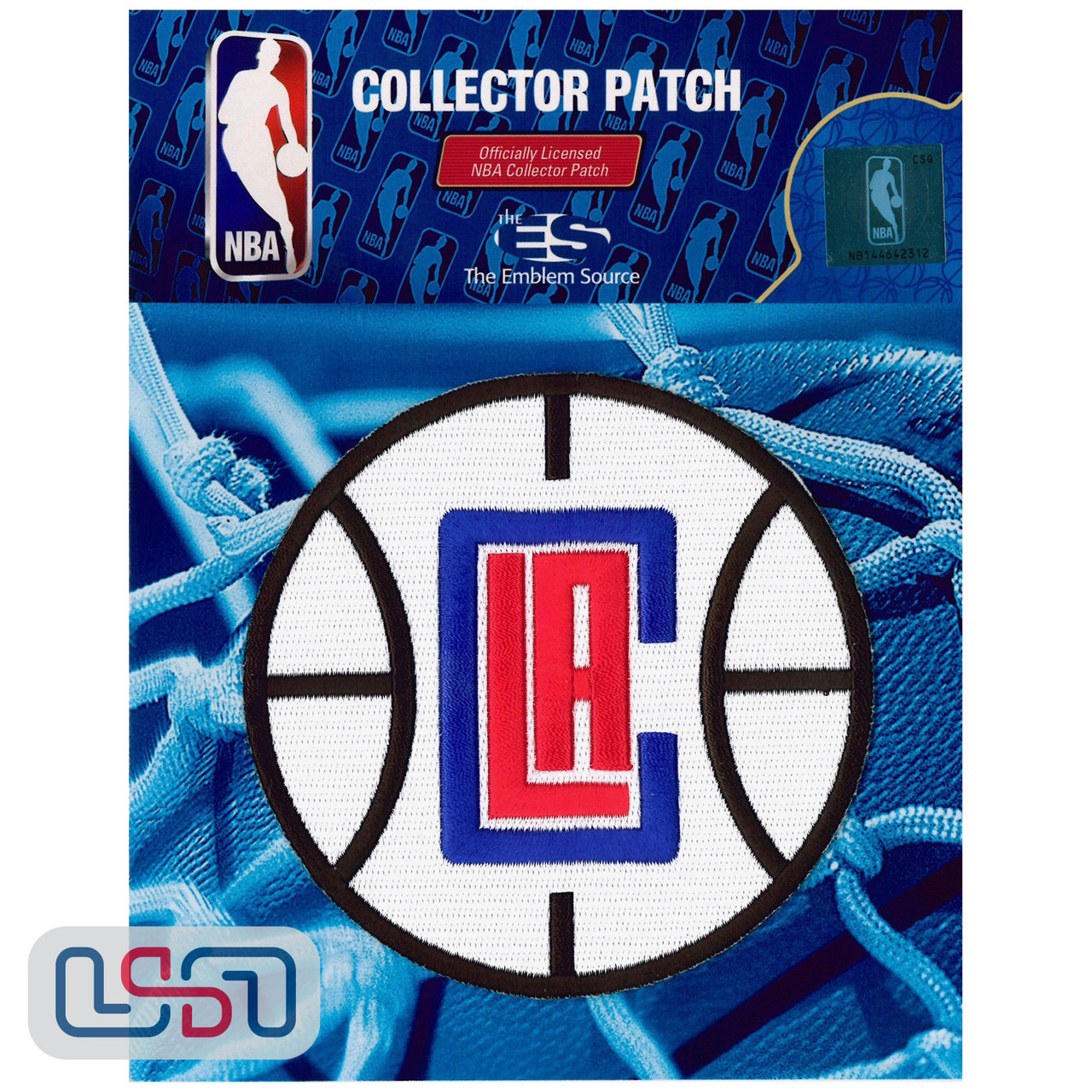 LA Clippers NBA basketball fabric Retractable Badge Reel with Swivel Belt  Clip