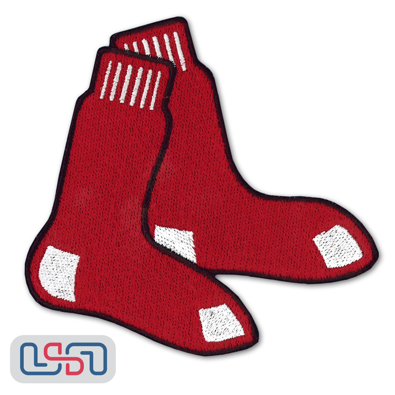 BOSTON RED SOX - SOCKS LOGO JERSEY SLEEVE PATCH MLB LICENSED