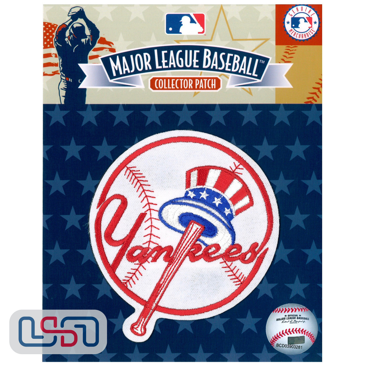 New York Yankees Primary Team MLB Logo Jersey Sleeve Patch Licensed