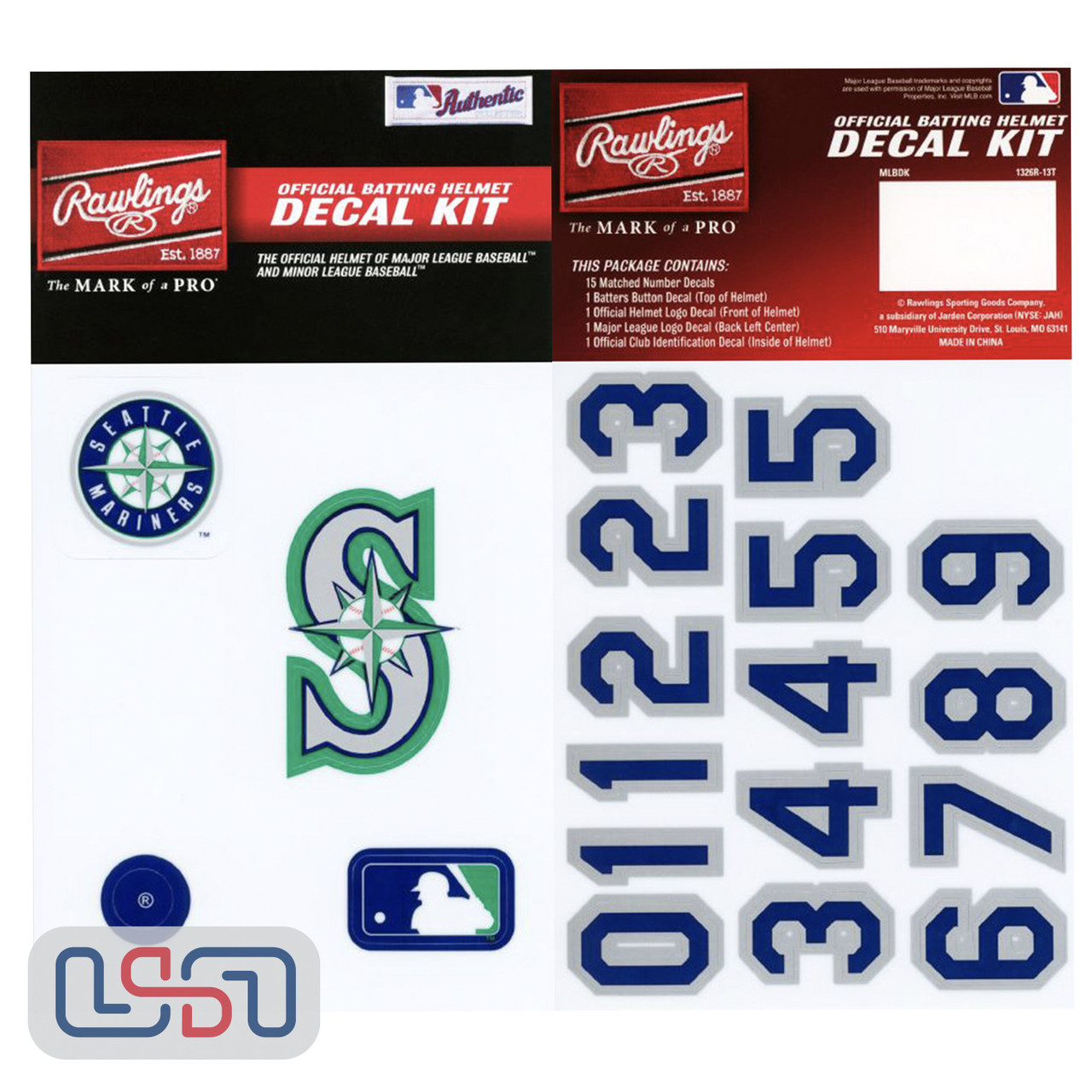 Seattle Mariners MLB Logo Sticker