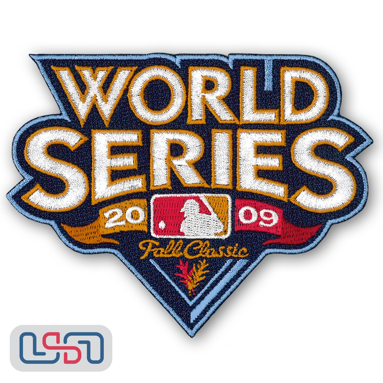 2009 World Series MLB Logo Jersey Sleeve Patch Licensed New York Yankees -  USA Sports Marketing