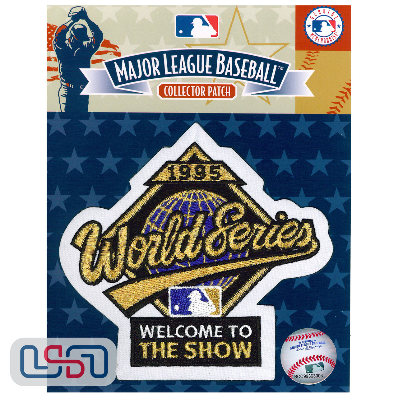 1995 World Series Game MLB Logo Jersey Sleeve Patch Licensed Atlanta Braves